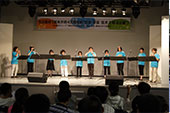 2010年上海万博日本館にてオカリナ演奏